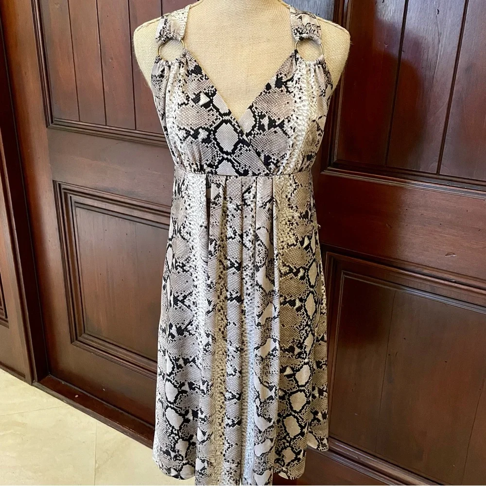 INC Snakeskin Razorback Dress - Picture 1 of 6